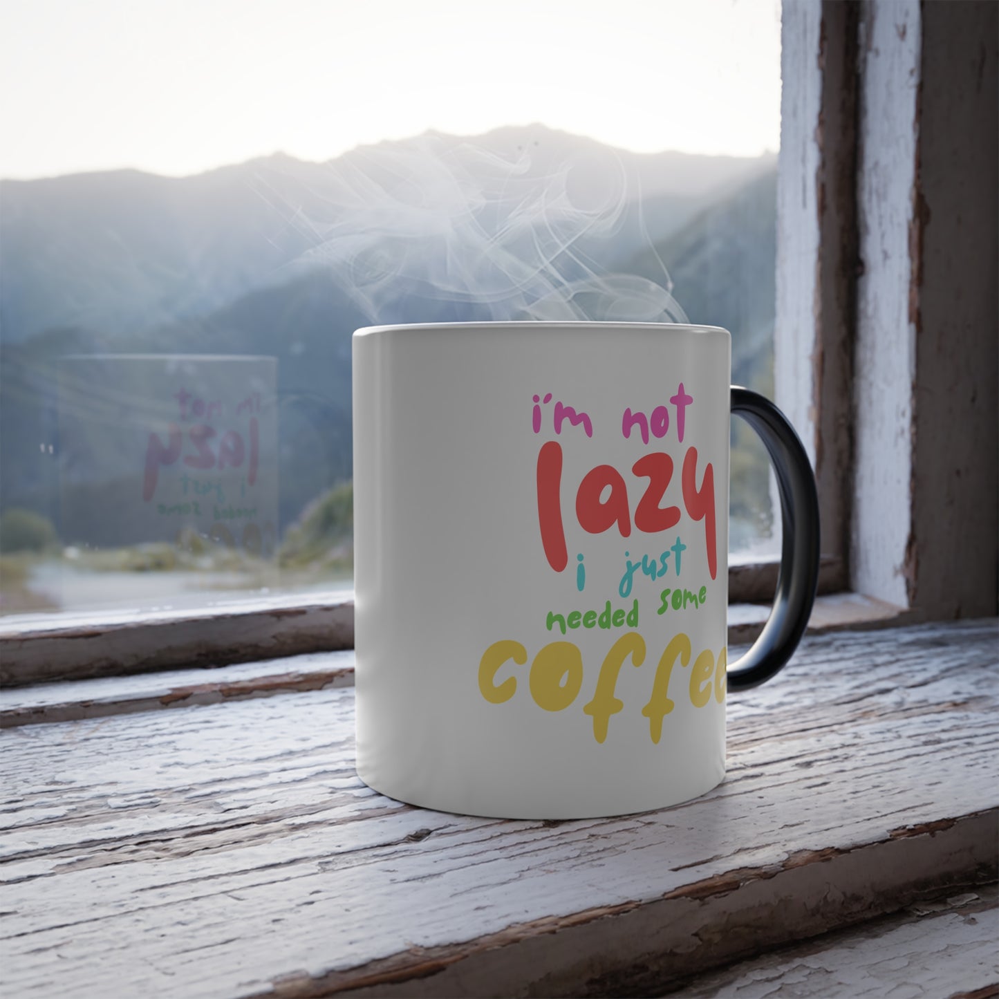 "I'm Not Lazy" - Color Morphing Mug